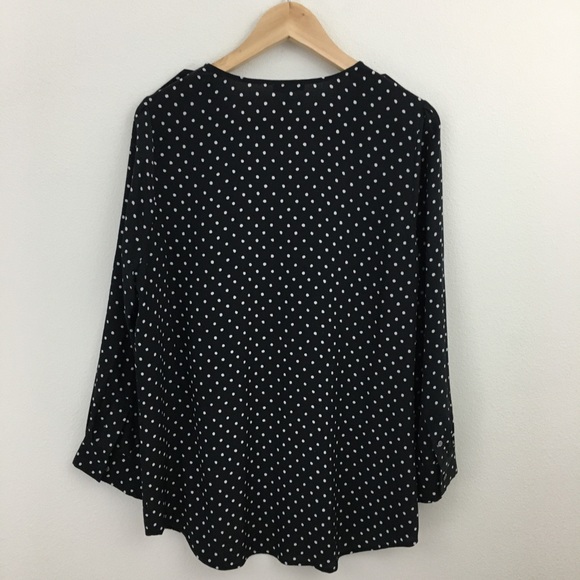 Joie | Polkadot Silk Blouse - Picture 15 of 16